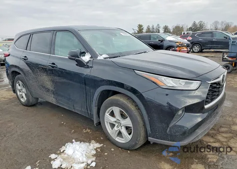 2020 Toyota Highlander из США, поврежденный, VIN 5TDBZRBH1LS502412